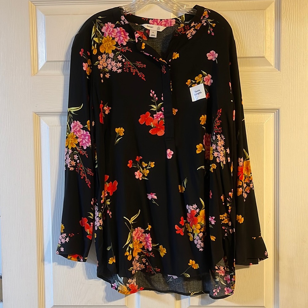Old Navy Floral Tunic- size XL
